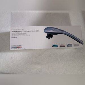 New Megawise Handheld Massager, Deep Percussion, Multiple Attachments & Modes